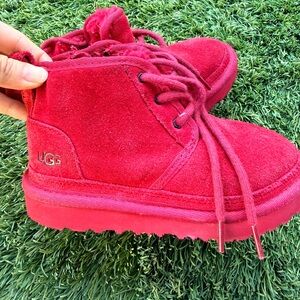 UGG Kids Vibrant Red Boots